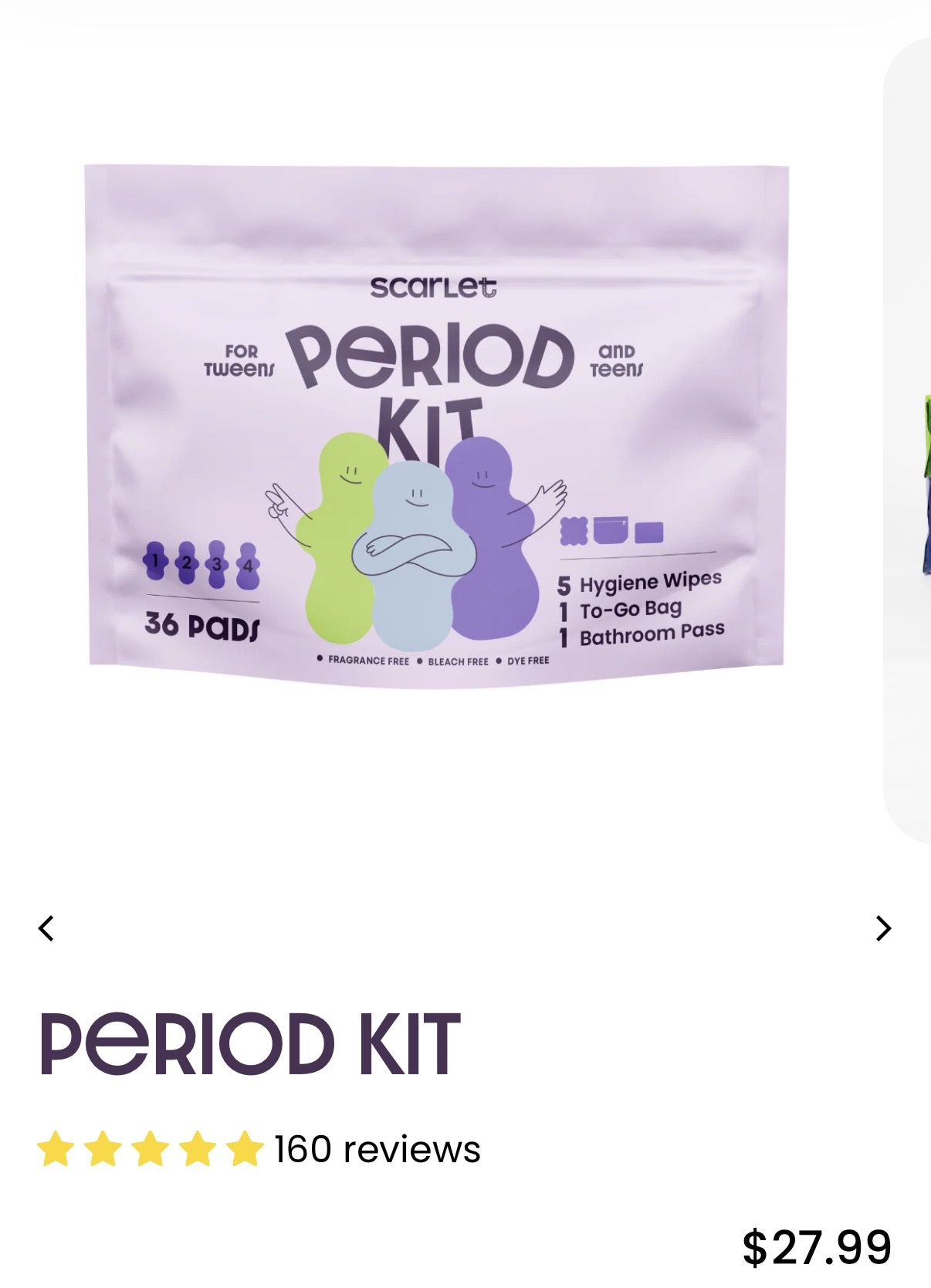 Period Kit For Girls — a thoughtful starter kit for tweens